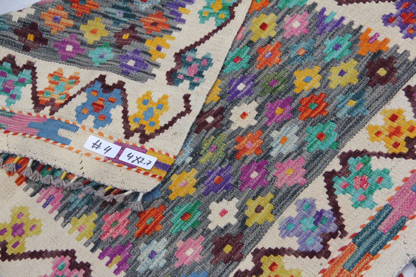 Hand-made Afghan rug