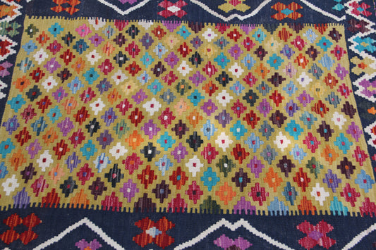 Hand-made Afghan rug