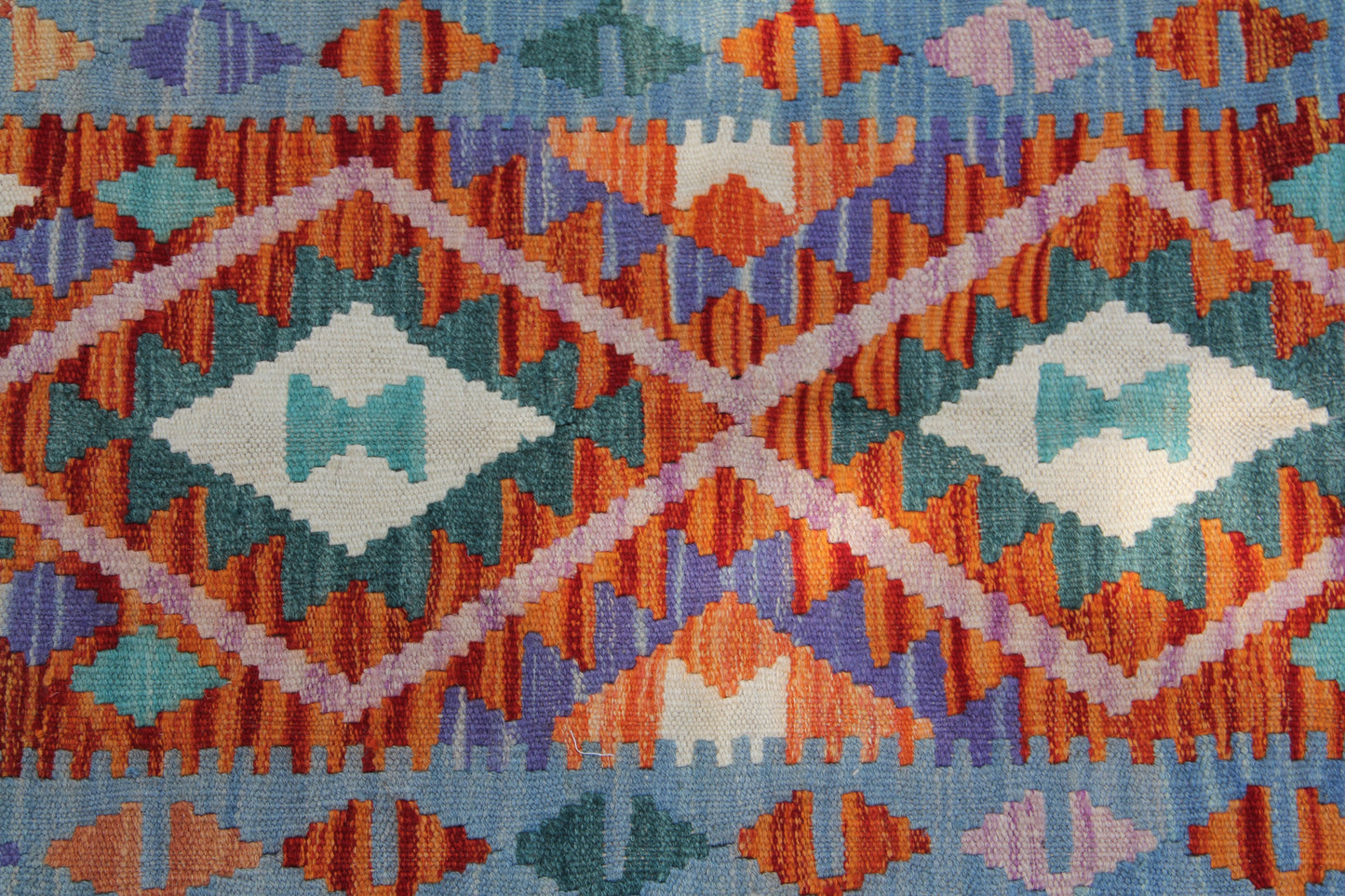 Hand-made Afghan rug