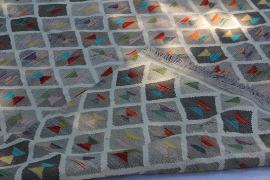 Hand-made Afghan rug