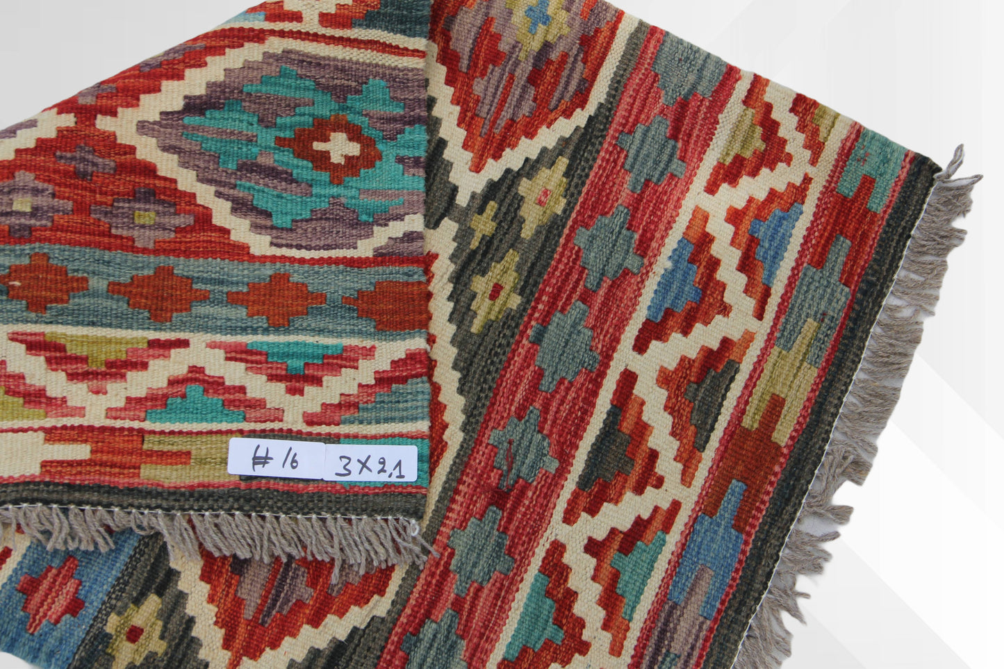 Hand-made Afghan rug