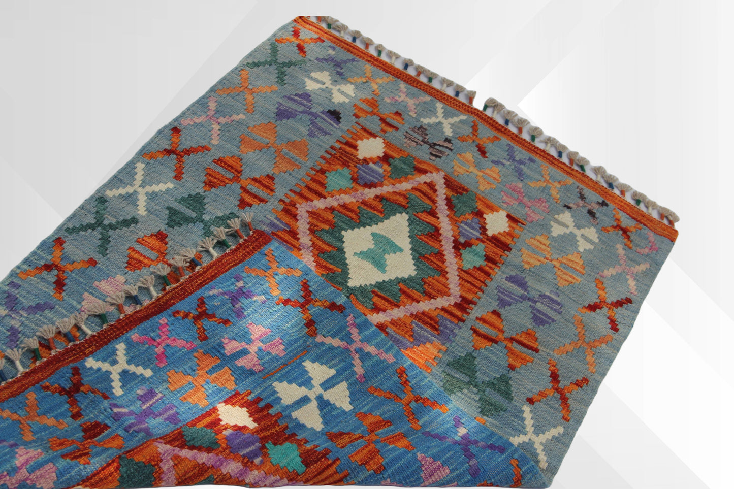 Hand-made Afghan rug