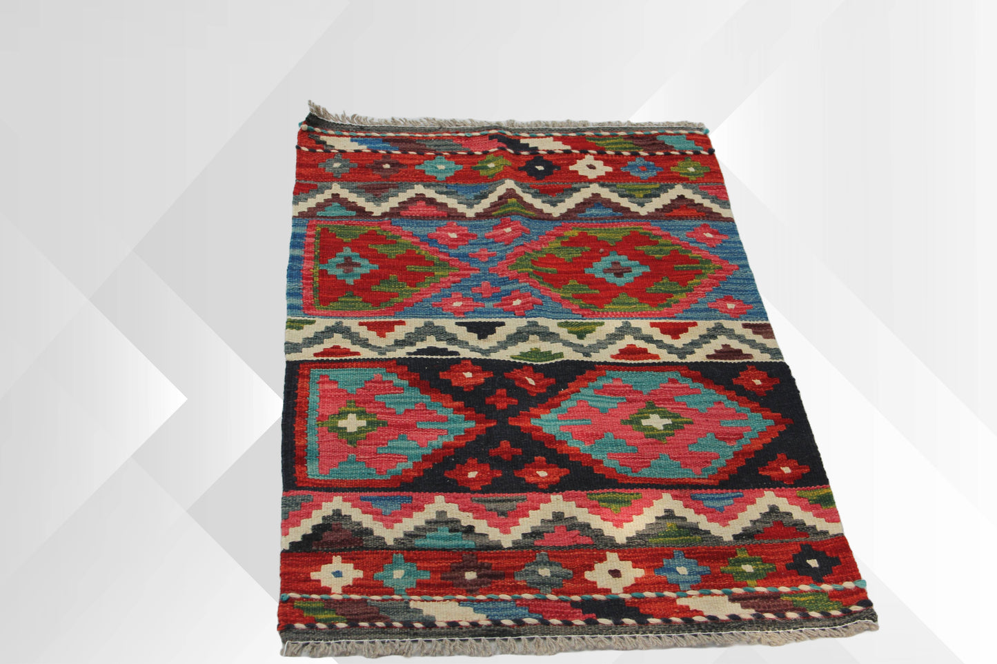 Hand-made Afghan rug