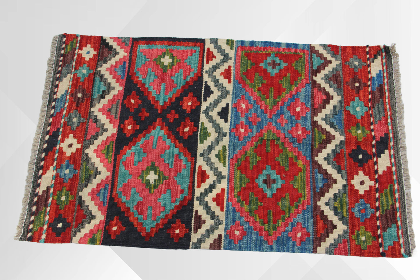 Hand-made Afghan rug