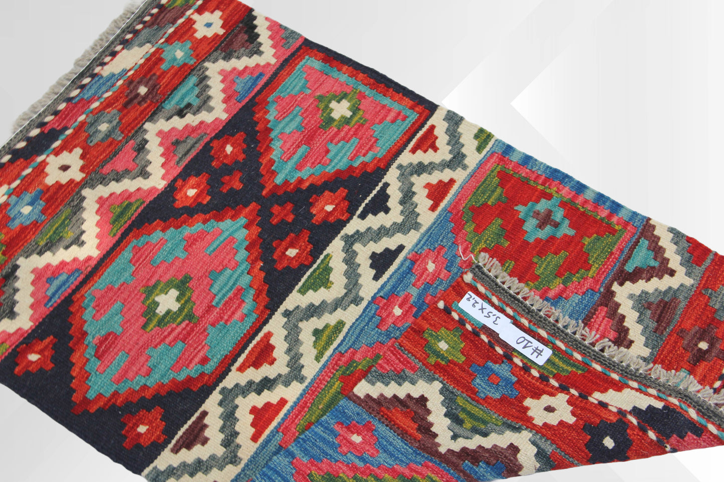 Hand-made Afghan rug